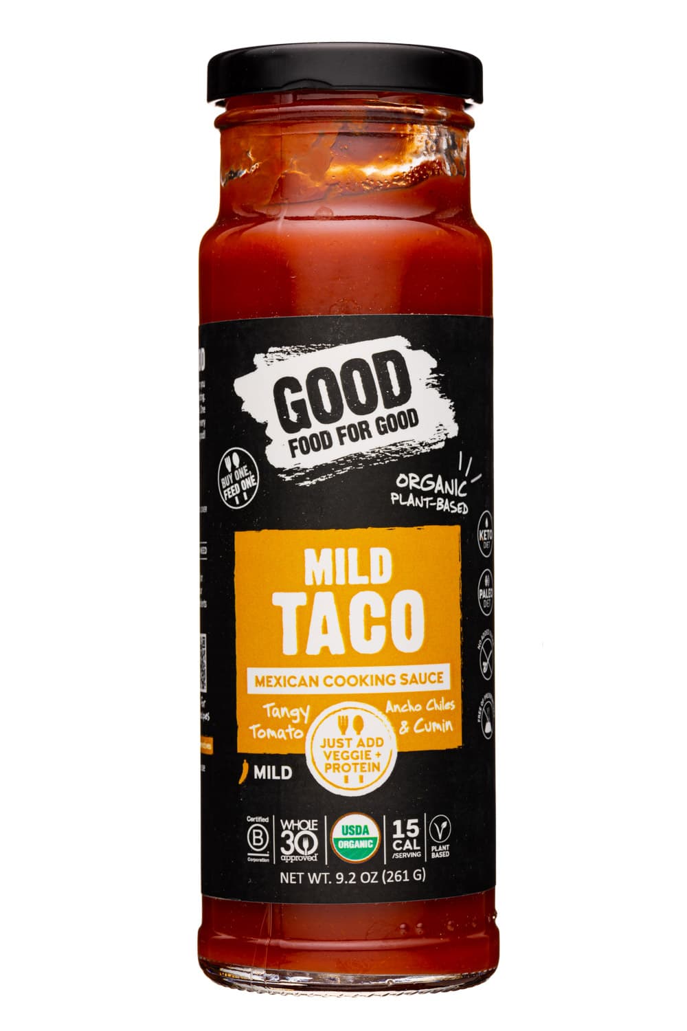 Good Food For Good Mild Taco Cooking Sauce