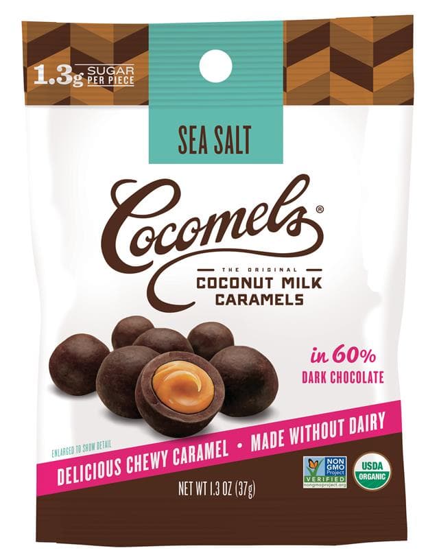 Cocomels Chocolate-Covered Sea Salt Bites Snack Pack