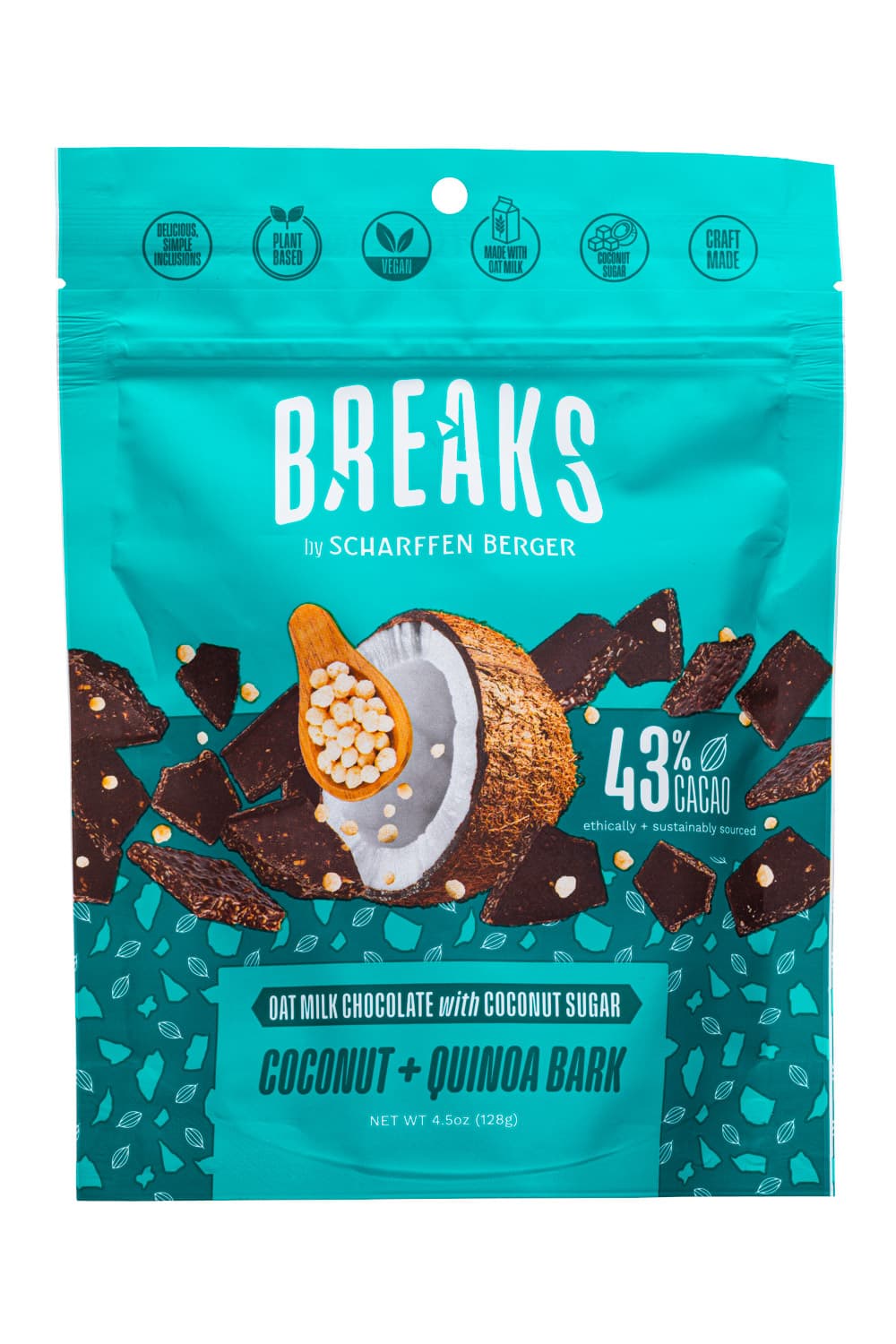 Scharffen Berger Coconut + Quinoa Bark