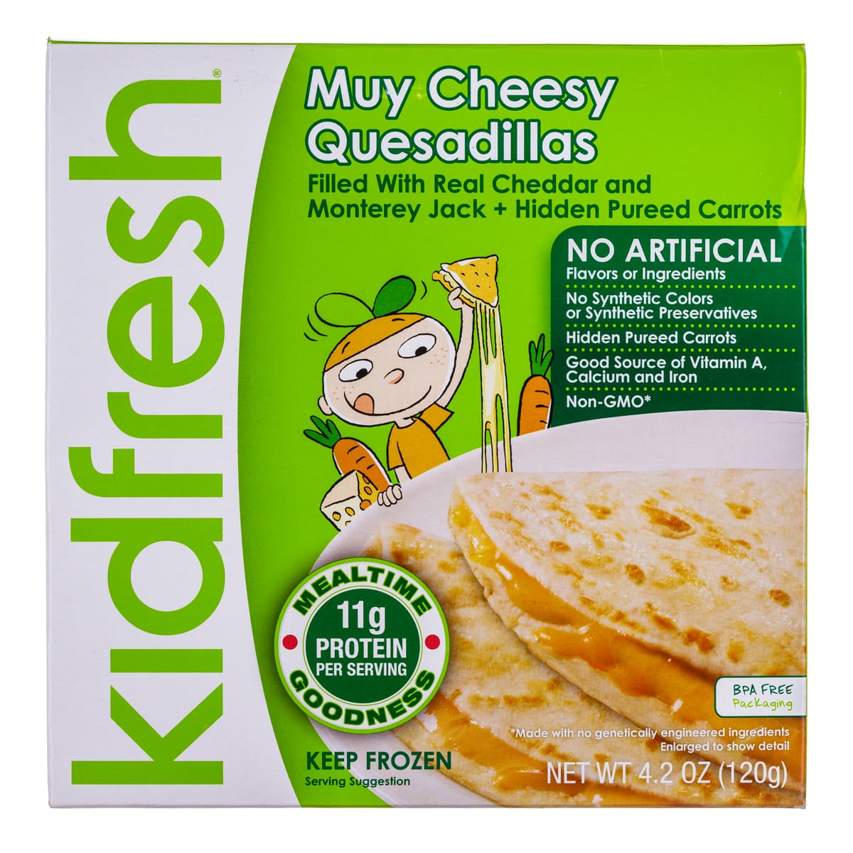 Kidfresh Muy Cheesy Quesadillas