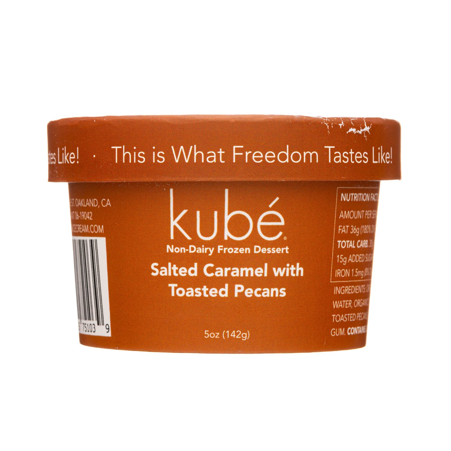 Kube Salted Caramel with Toasted Pecans