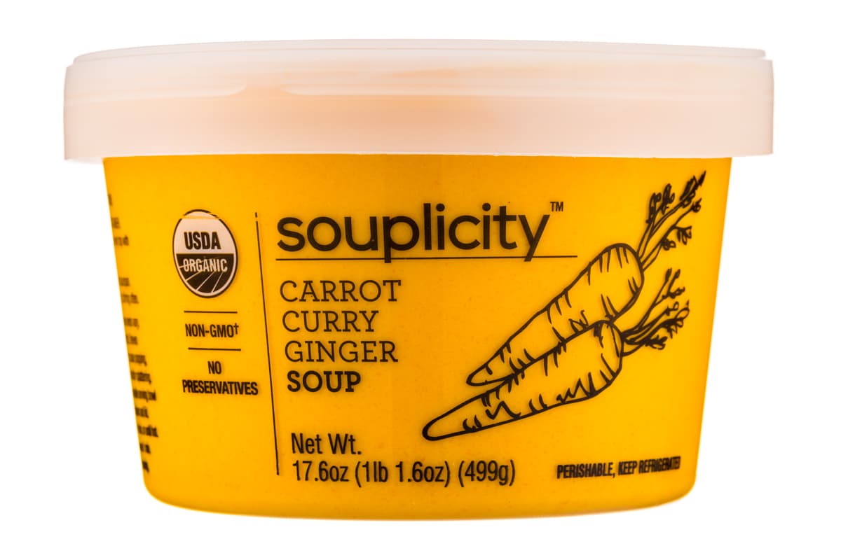 Souplicity  Carrot, Curry Ginger, Soup