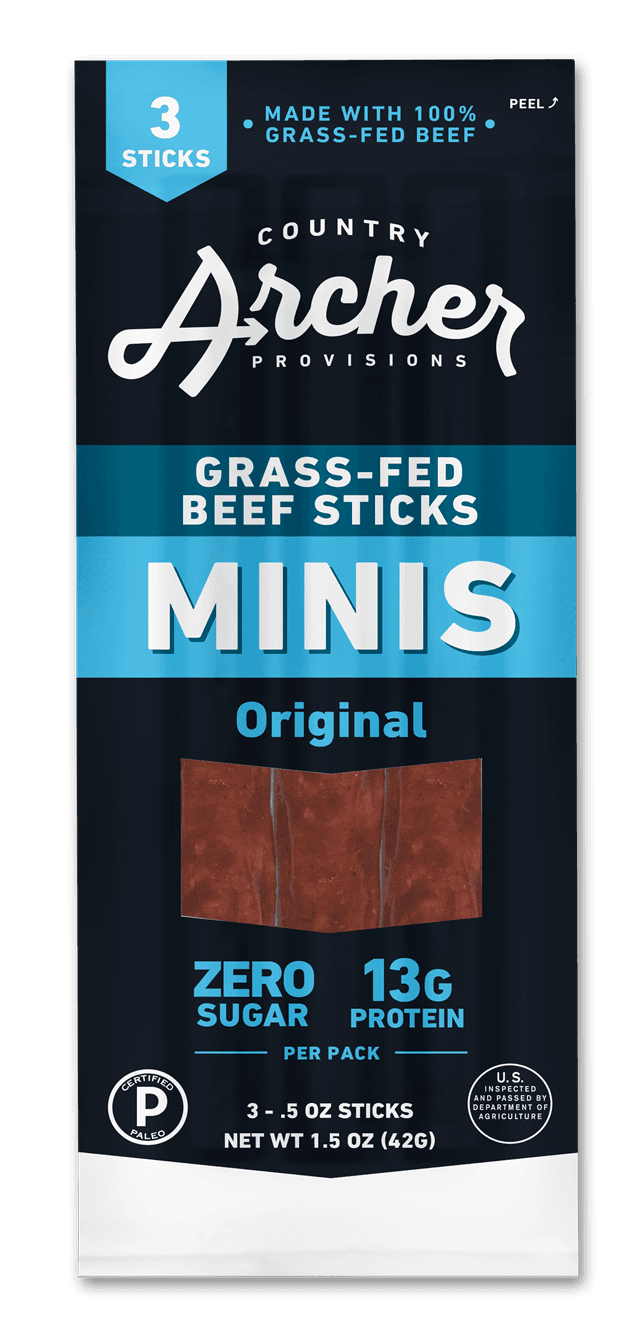 Country Archer Provisions Original Mini Beef Sticks 3-pack