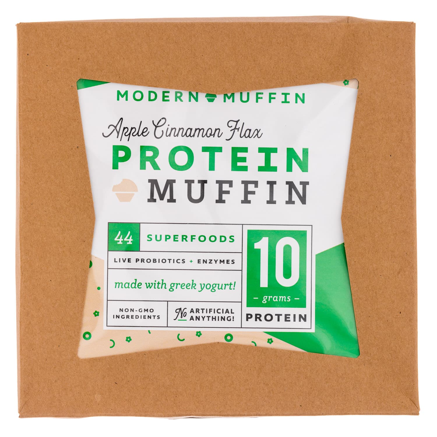 Modern Muffin Apple Cinnamon  Flax