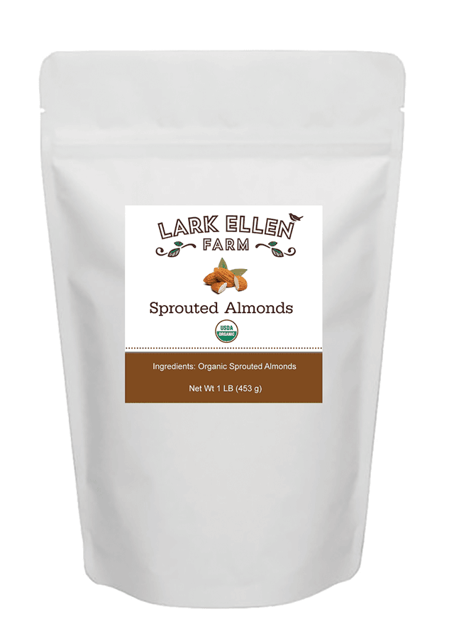 Lark Ellen Farm - Organic Sprouted Grain Free & Gluten Free Granola, Snacks & Cereal Organic Sprouted  Almonds