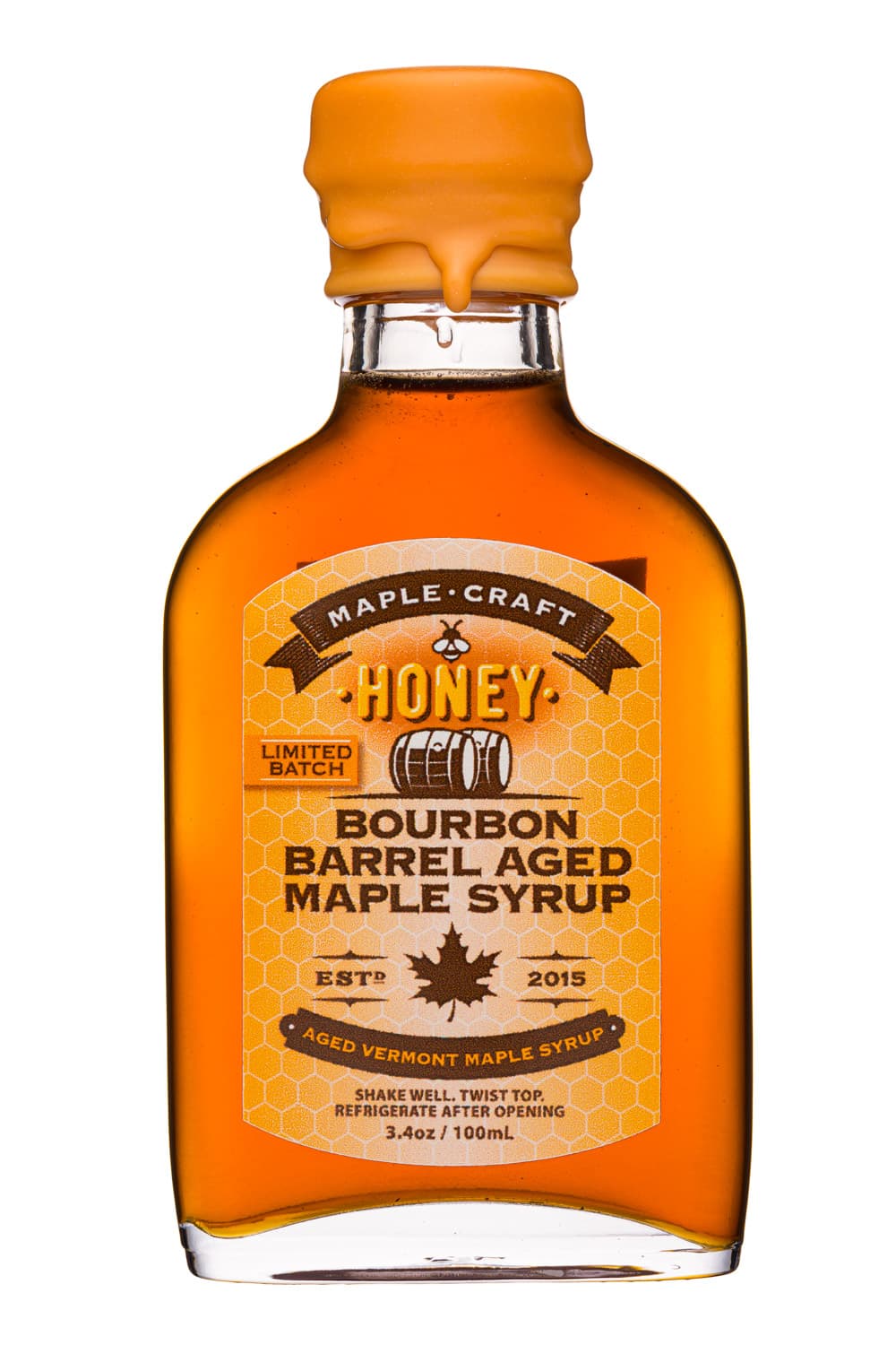 Maple Craft Foods Honey Bourbon Barrel Aged Maple Syrup
