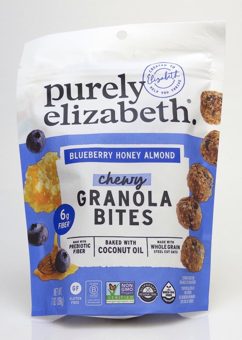 Purely Elizabeth Blueberry Honey Almond Chewy Granola Bites