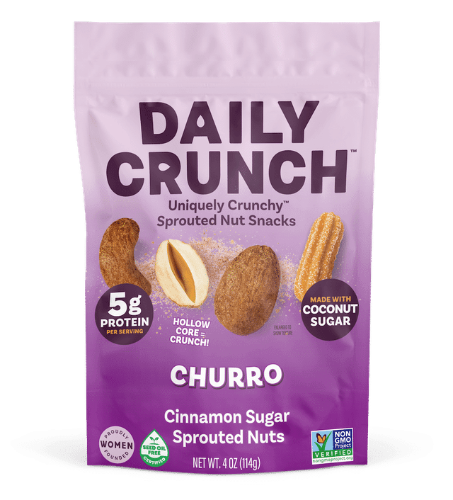 Daily Crunch Churro - Cinnamon Sugar Sprouted Nuts