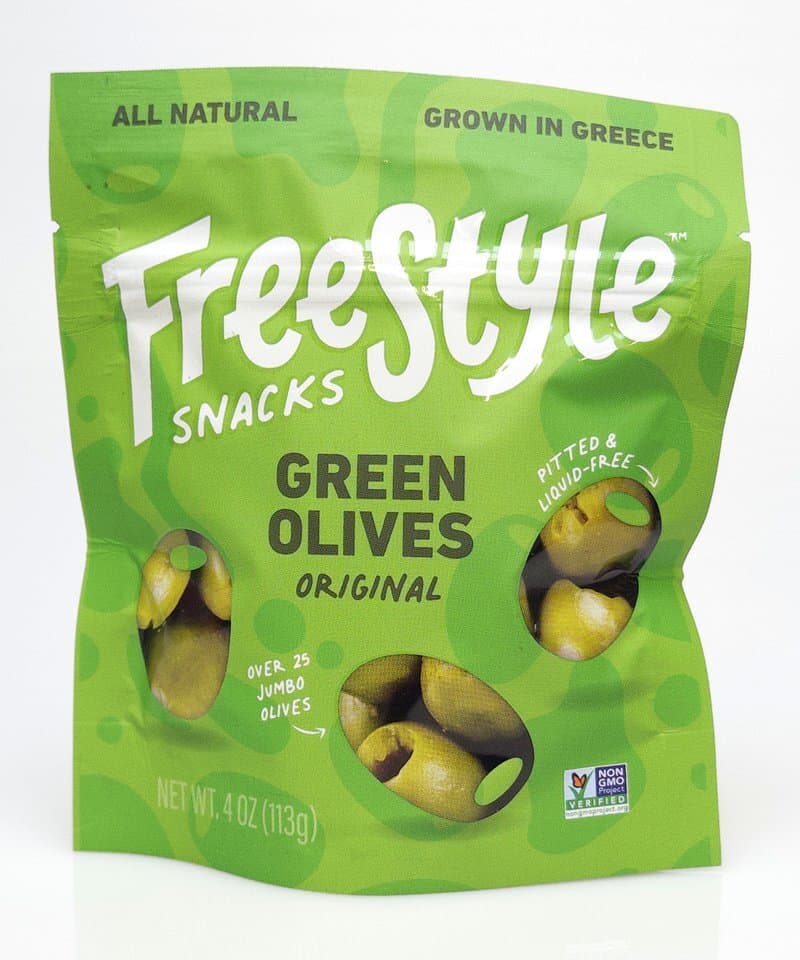 Freestyle Snacks Green Olives Original