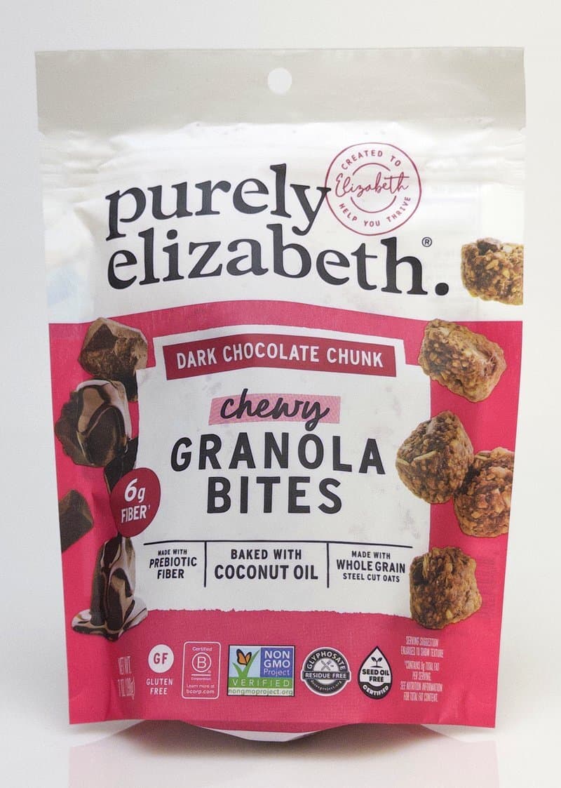 Purely Elizabeth Dark Chocolate Chunk Chewy Granola Bites