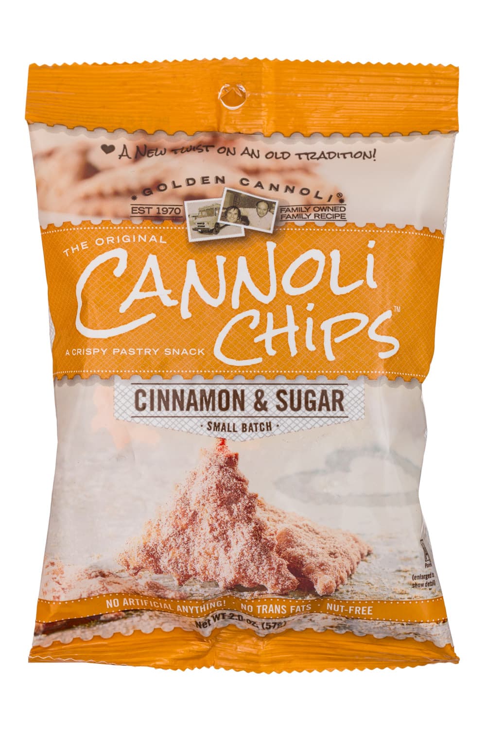 Golden Cannoli Cinnamon & Sugar (2oz)