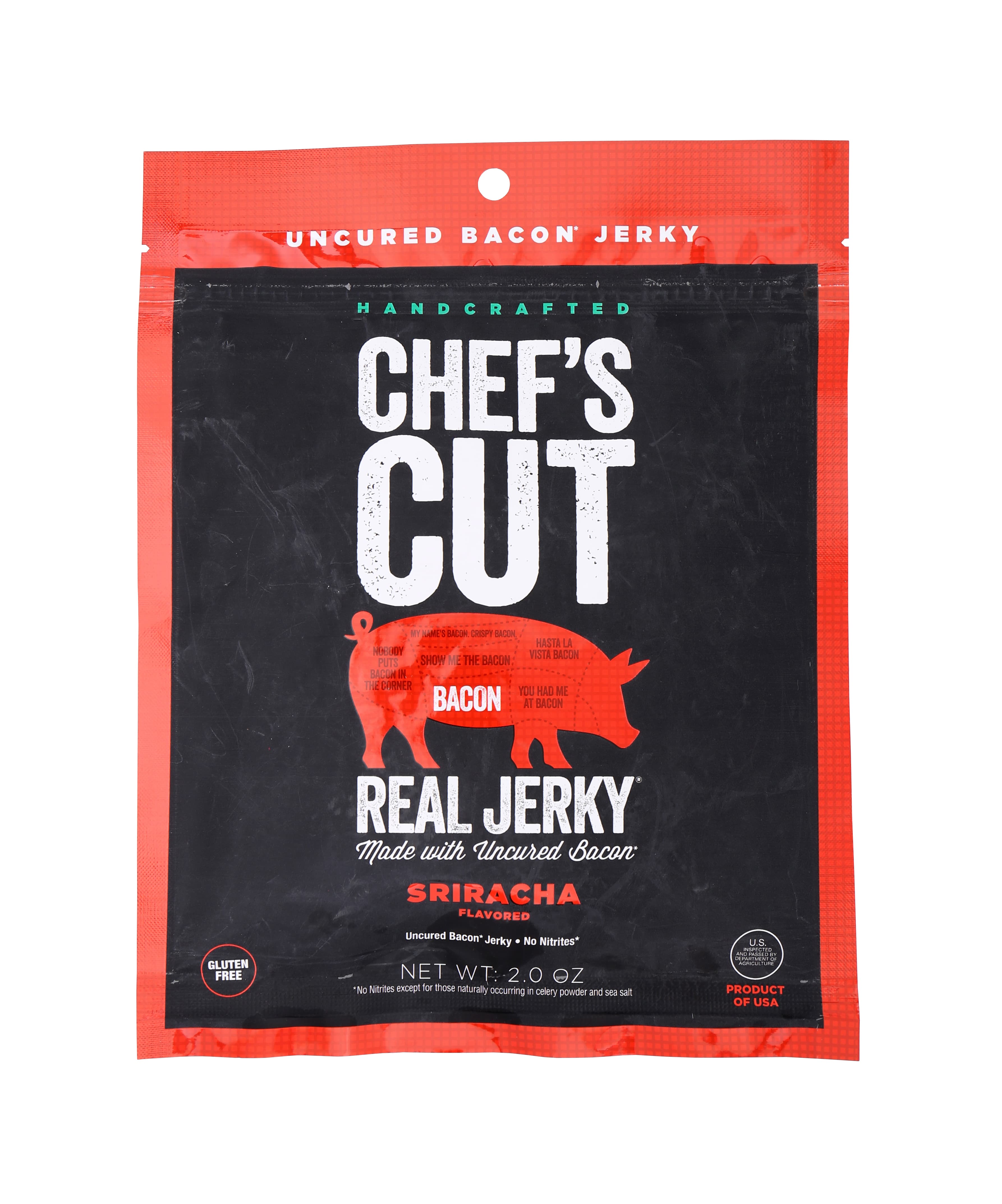 Chef's Cut Jerky Bacon - Sriracha