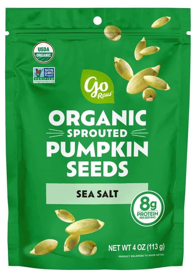 Go Raw 4oz Organic Sprouted Pumpkin Seeds