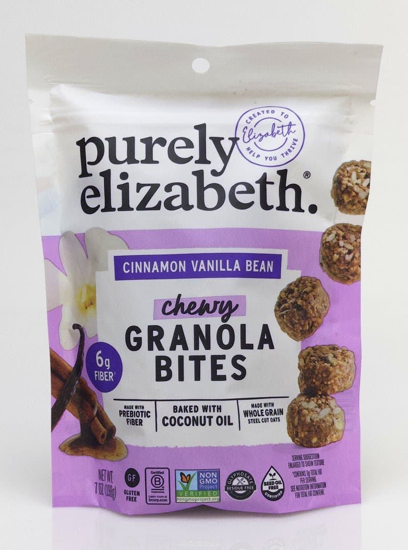 Purely Elizabeth Cinnamon Vanilla Bean Chewy Granola Bites