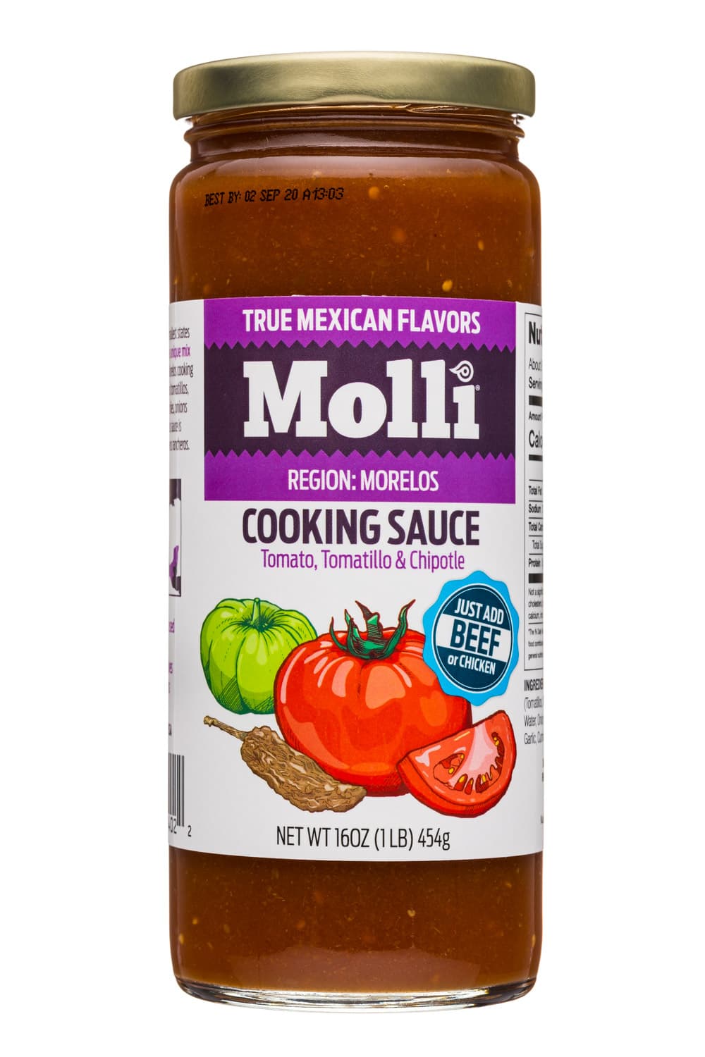 Molli Sauces Tomato, Tomatillo & Chipotle