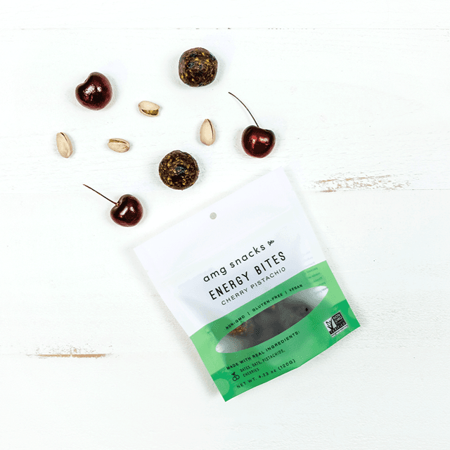 AMG Snacks Cherry Pistachio Energy Bites