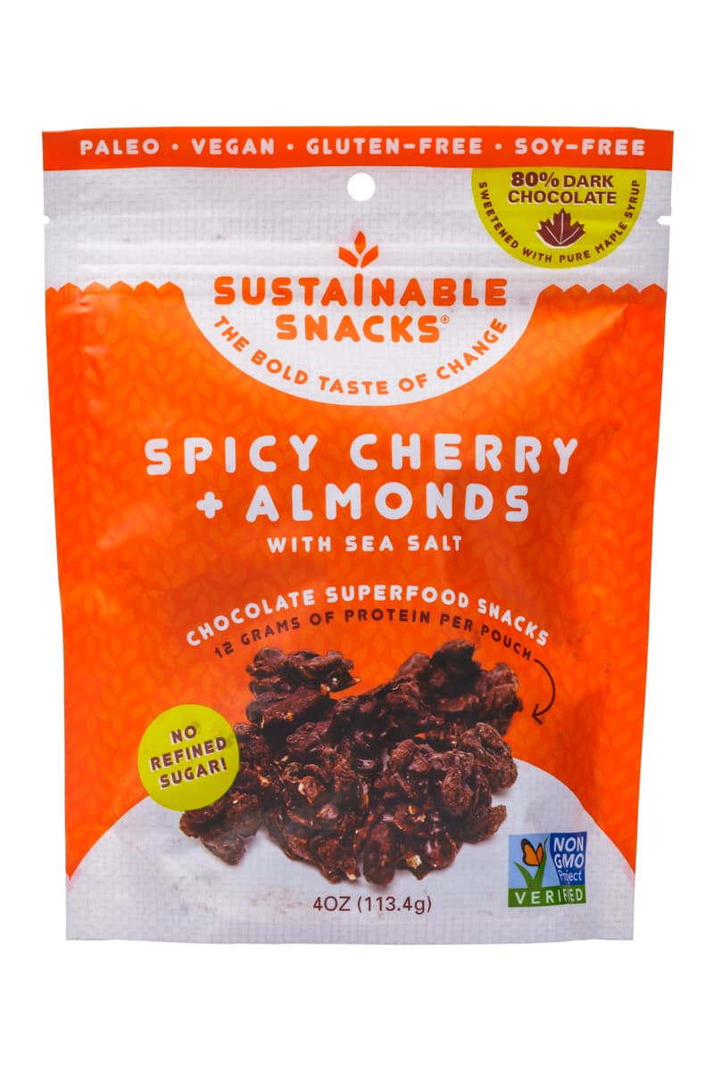 Sustainable Snacks Spicy Cherry + Almonds