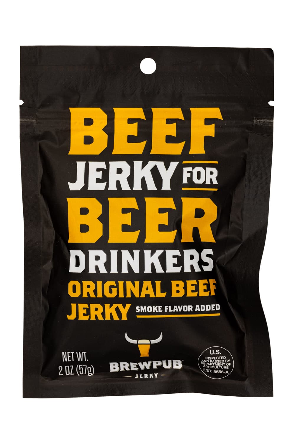 BrewPub Jerky Beef Jerky for Beer Drinkers - Original Beef Jerky