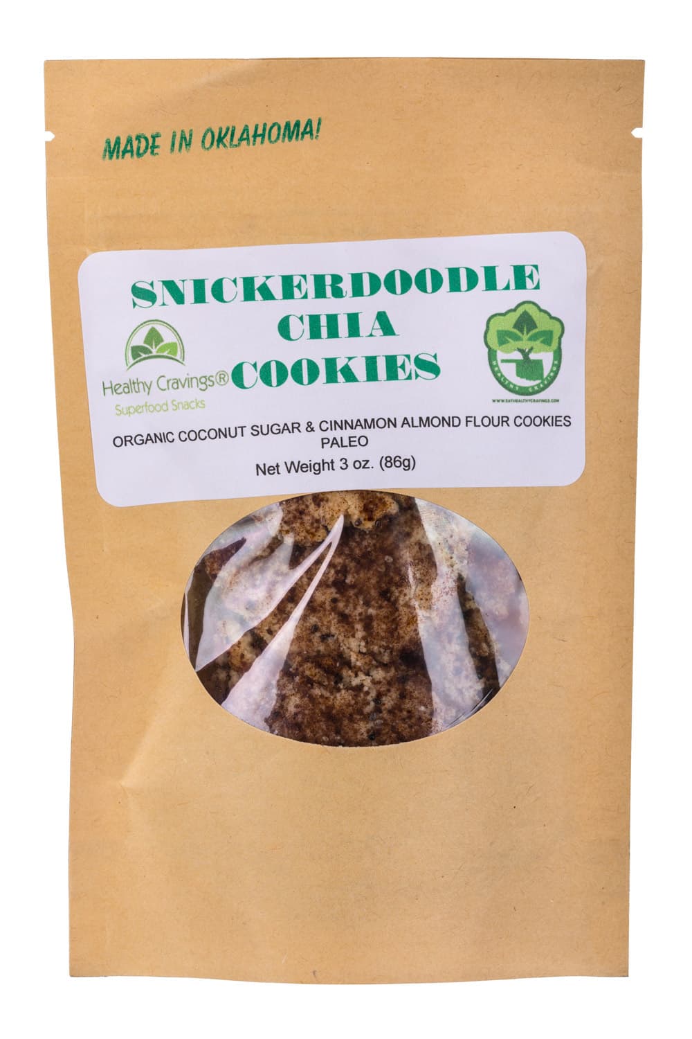 Healthy Cravings Snickerdoodle Chia Cookies