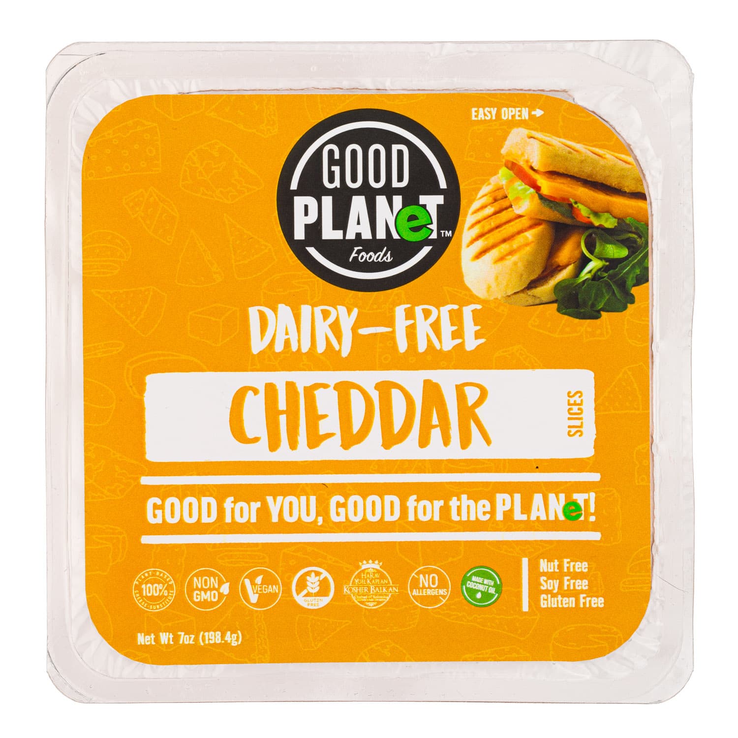Good Planet Foods Cheddar Slices