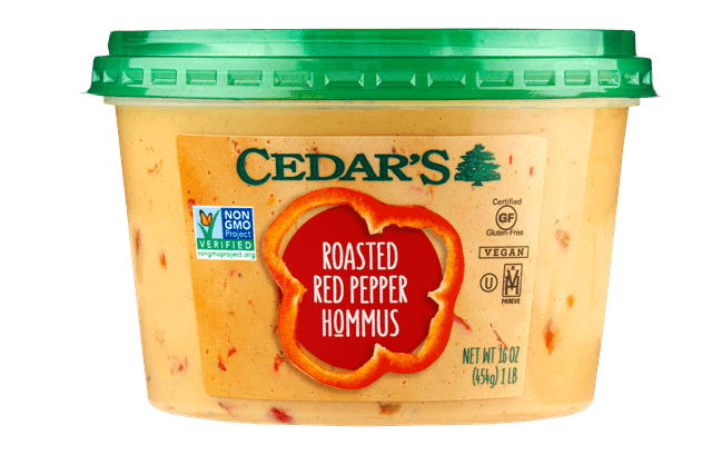 Cedar's Roasted Red Pepper Hommus 16oz