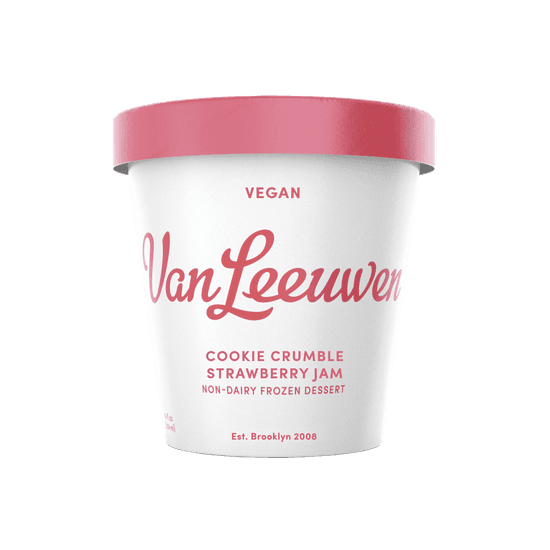 Van Leeuwen Ice Cream Cookie Crumble Strawberry Jam