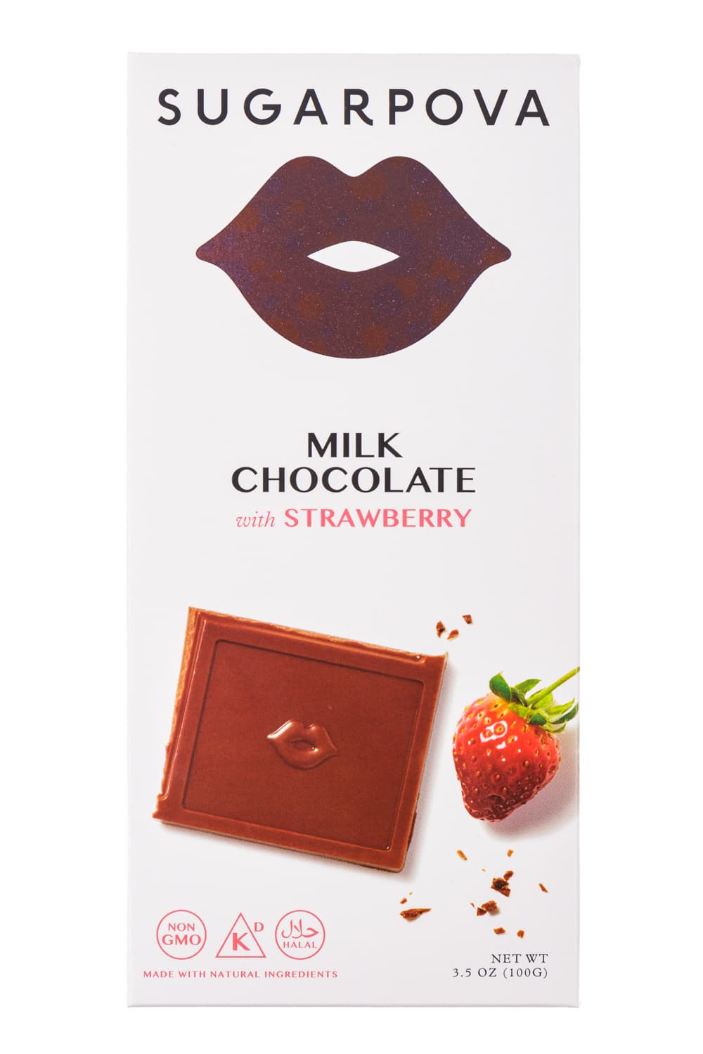 Sugarpova Milk Chocolate with Strawberry