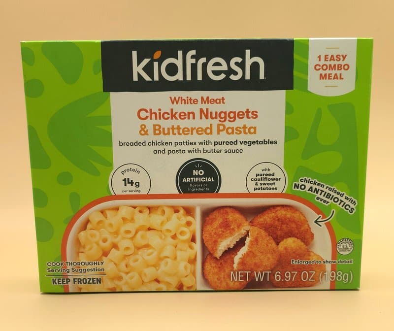 Kidfresh White Meat Chicken Nuggets & Buttered Pasta