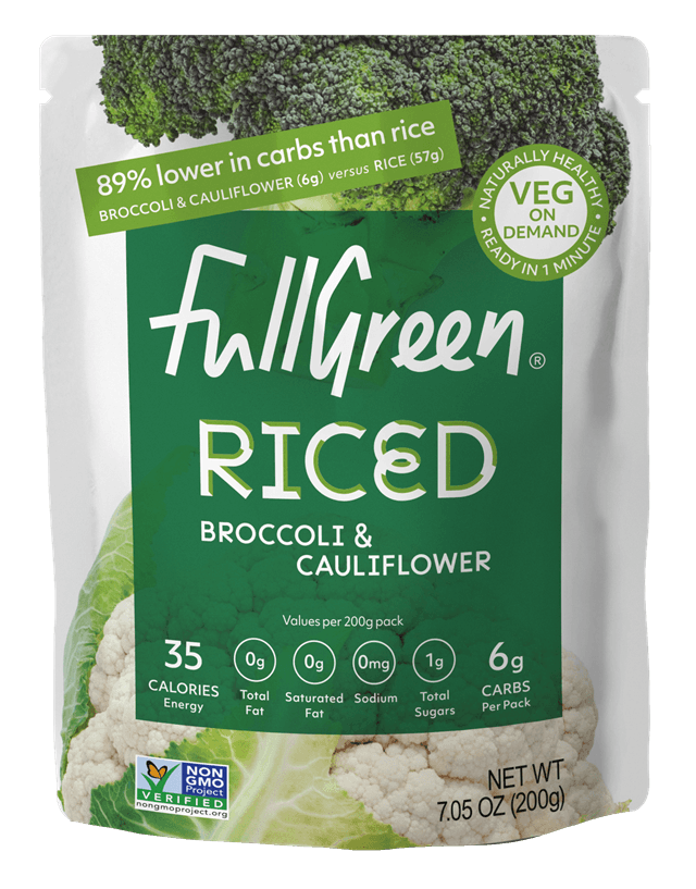 Fullgreen Ltd Fullgreen, Riced Broccoli & Cauliflower