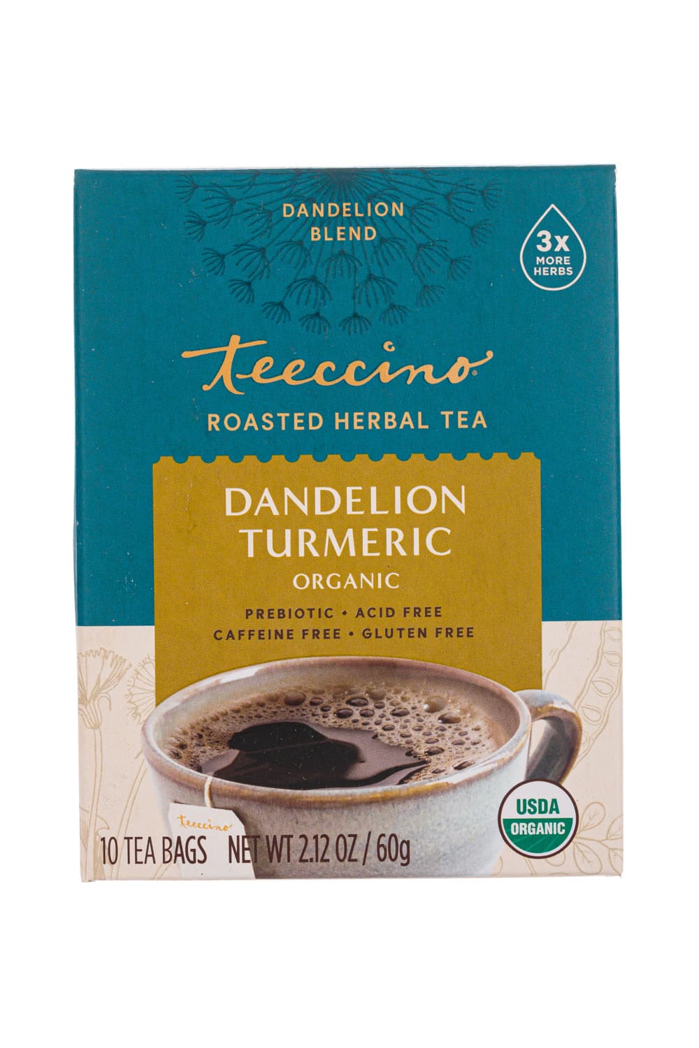 Teeccino Dandelion Turmeric