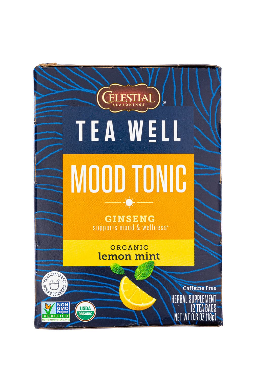 Celestial Mood Tonic: Ginseng - Organic Lemon Mint