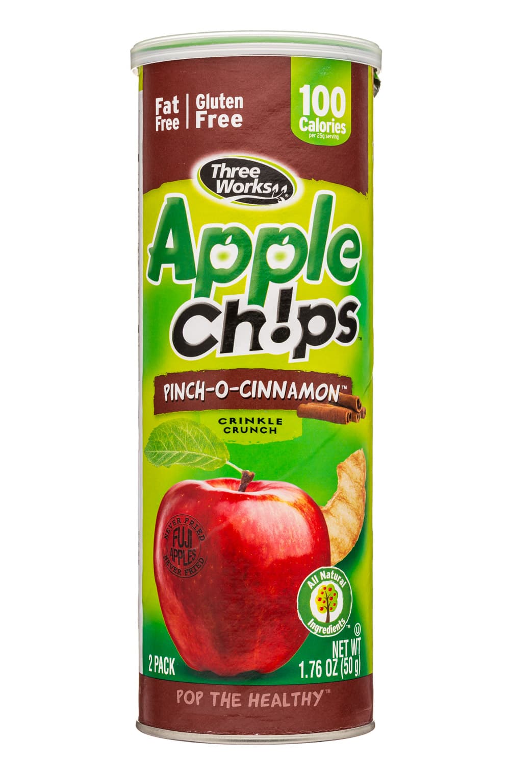 ThreeWorks Apple Chips Pinch-o-Cinnamon (can)
