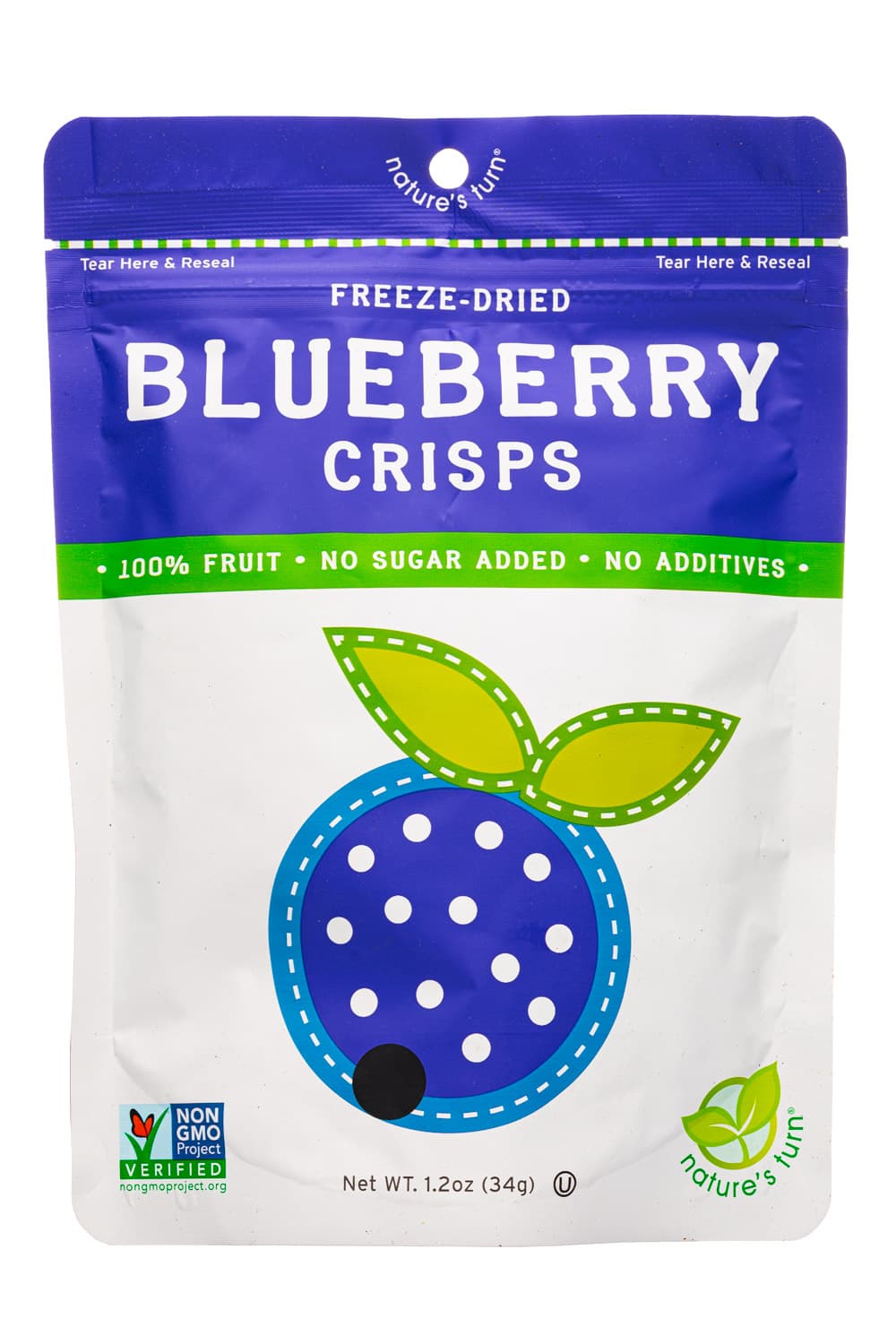 Nature's Turn Freeze-Dried Blueberry Crisps