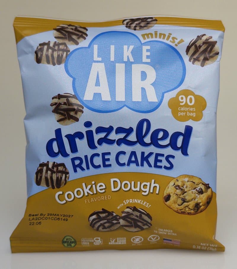 Like Air Drizzled Rice Cakes Cookie Dough