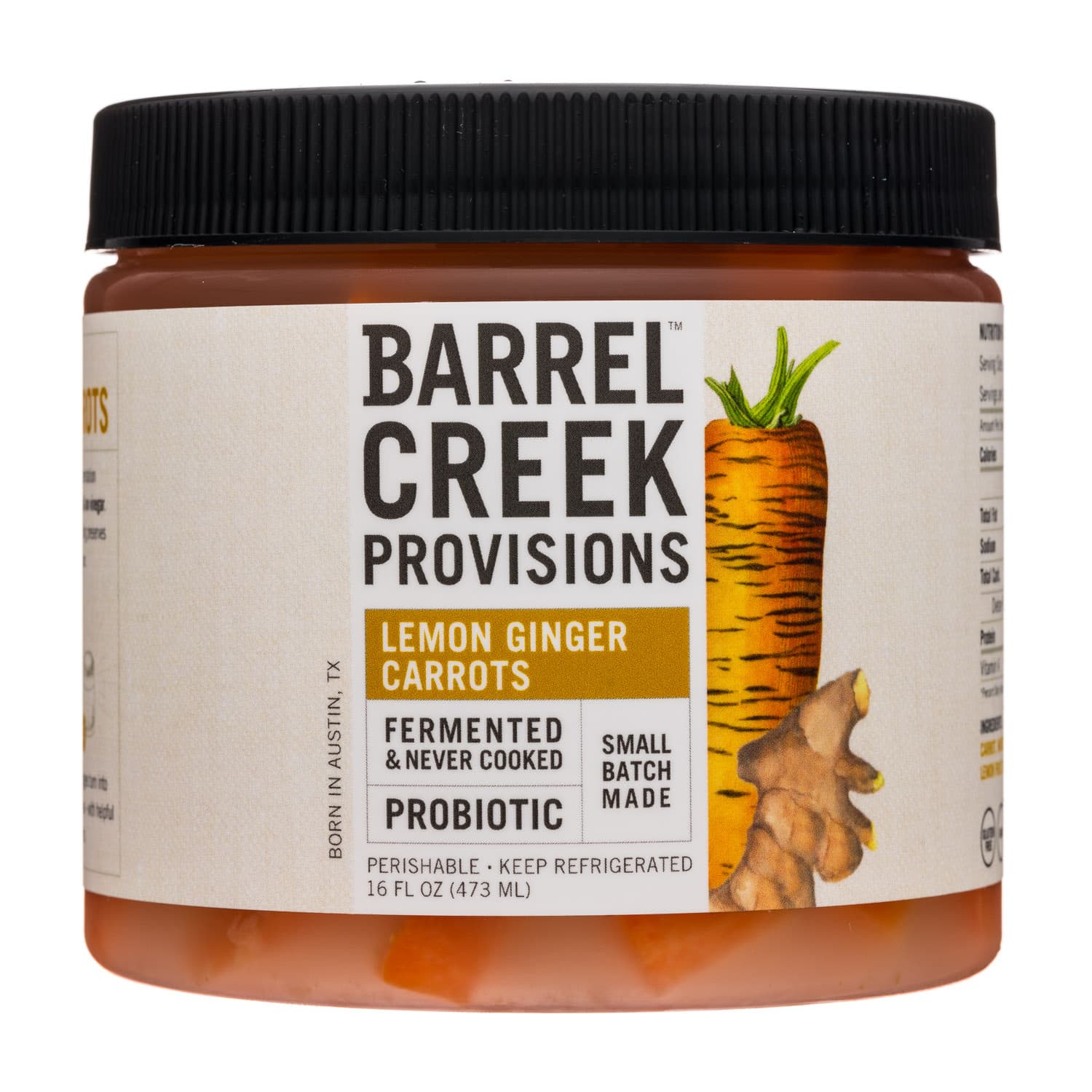 Barrel Creek Provisions Lemon Ginger Carrots