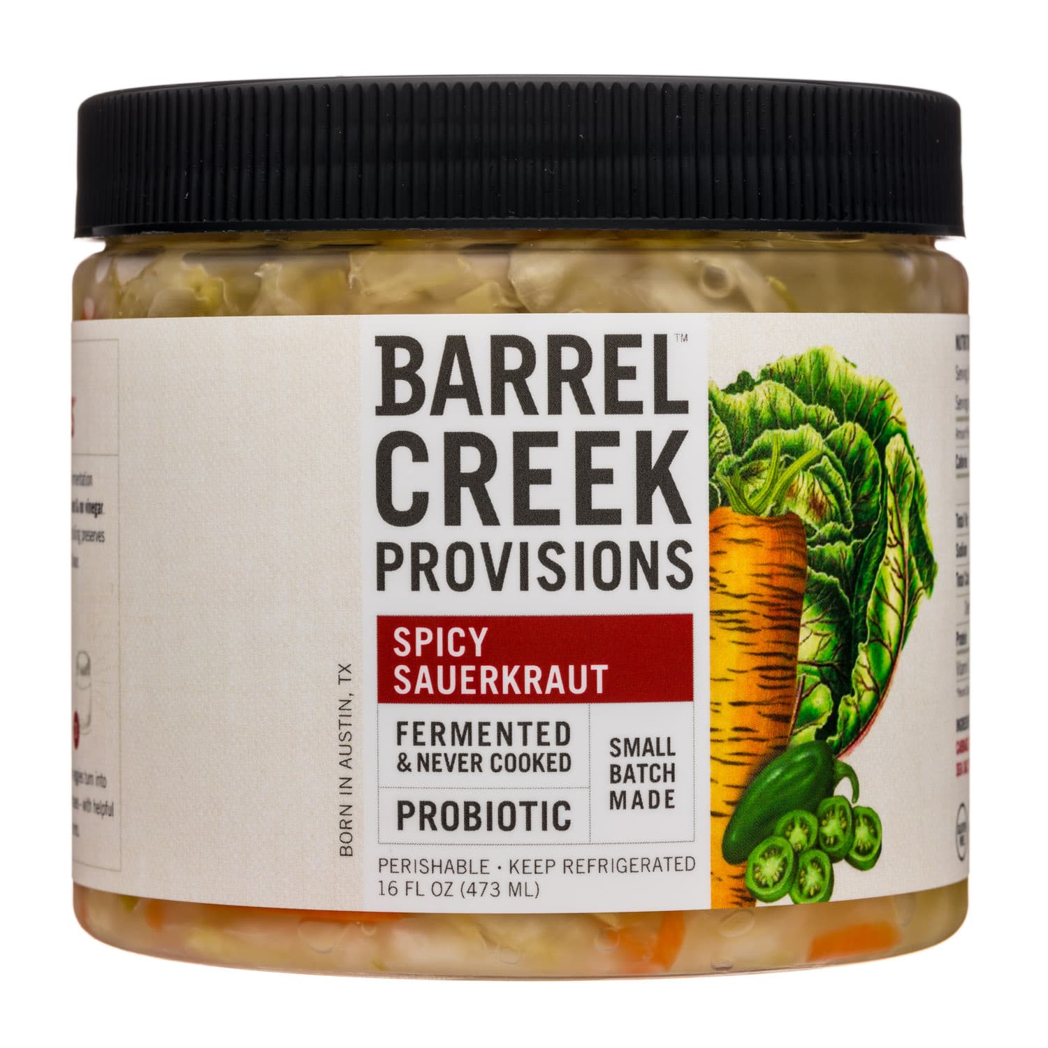 Barrel Creek Provisions Spicy Sauerkraut