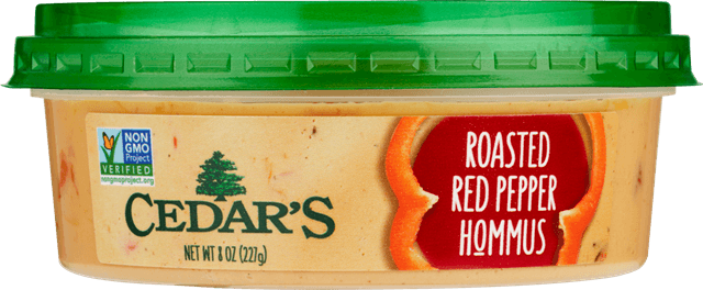 Cedar's Roasted Red Pepper Hommus 8oz