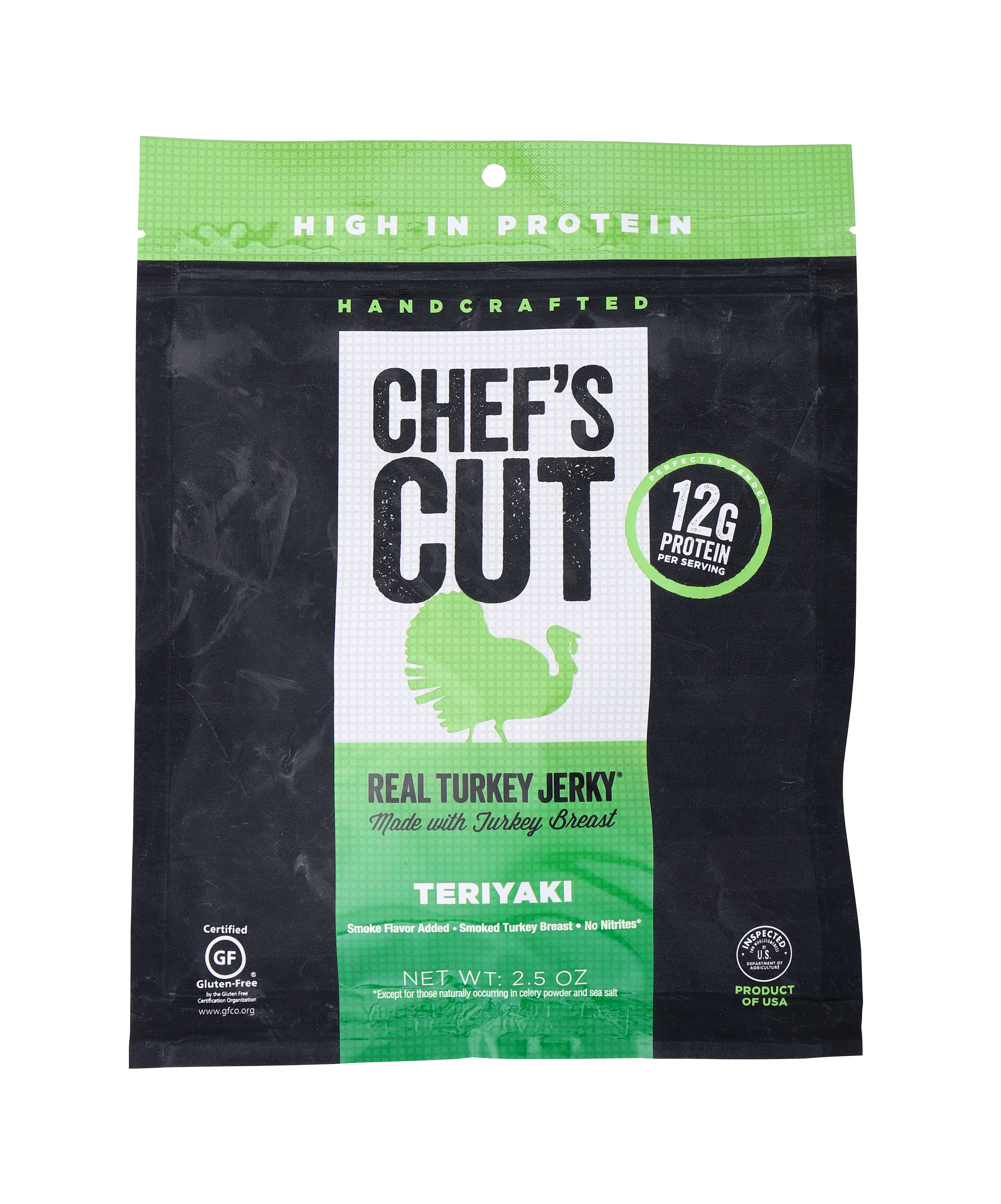Chef's Cut Jerky Turkey - Teriyaki