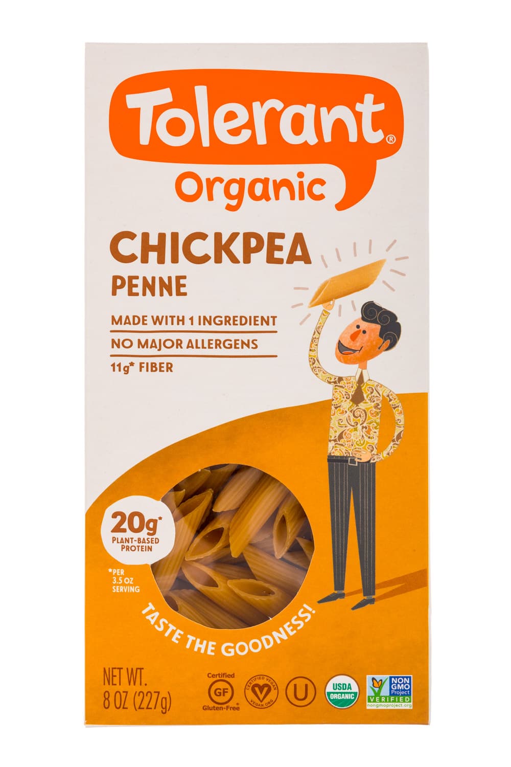 Tolerant Foods Organic Chickpea Penne