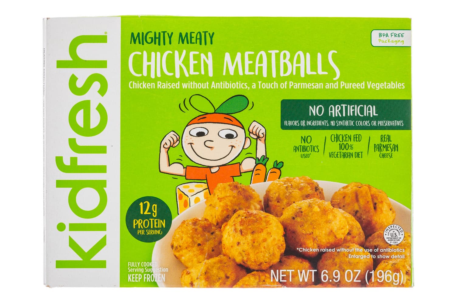 Kidfresh Mighty Meaty Chicken Meatballs