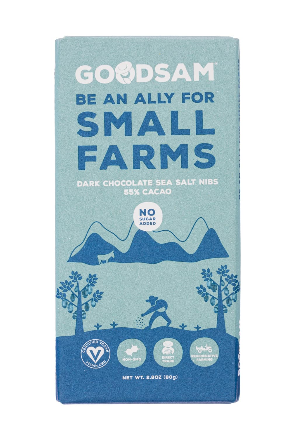 GoodSam Foods Dark Chocolate Sea Salt Nibs