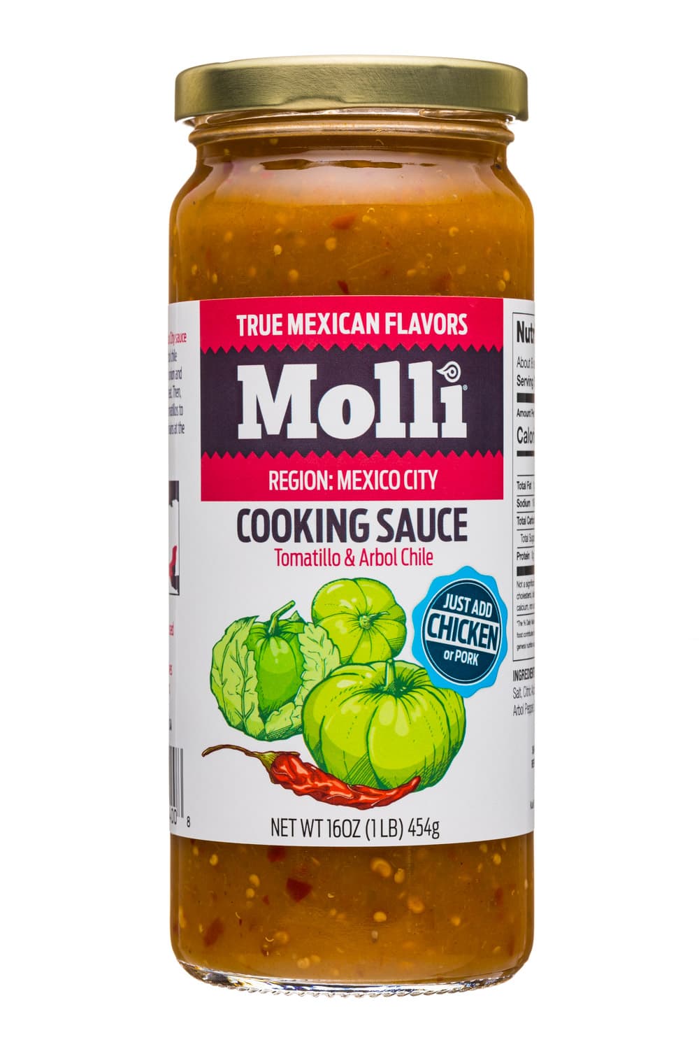 Molli Sauces Tomatillo & Arbol Chile