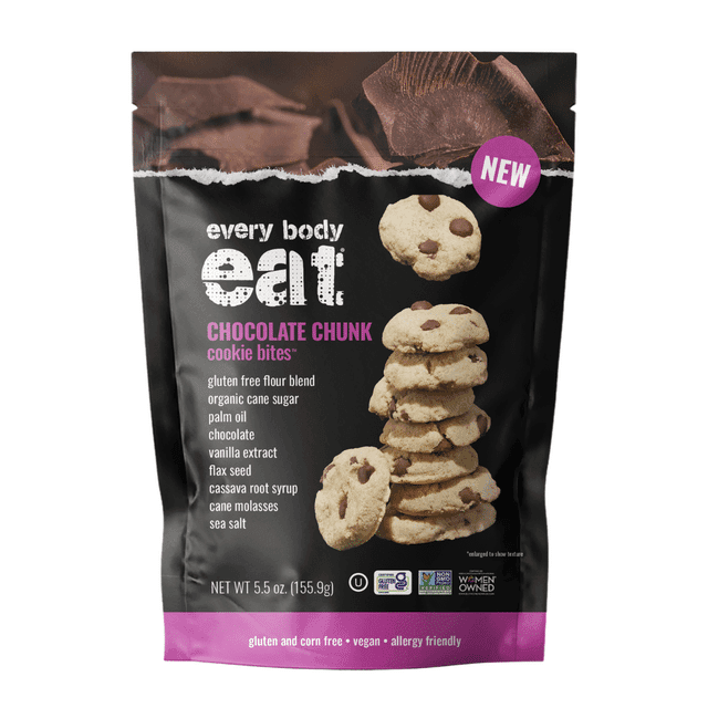 Every Body Eat Chocolate Chip Cookie Bites