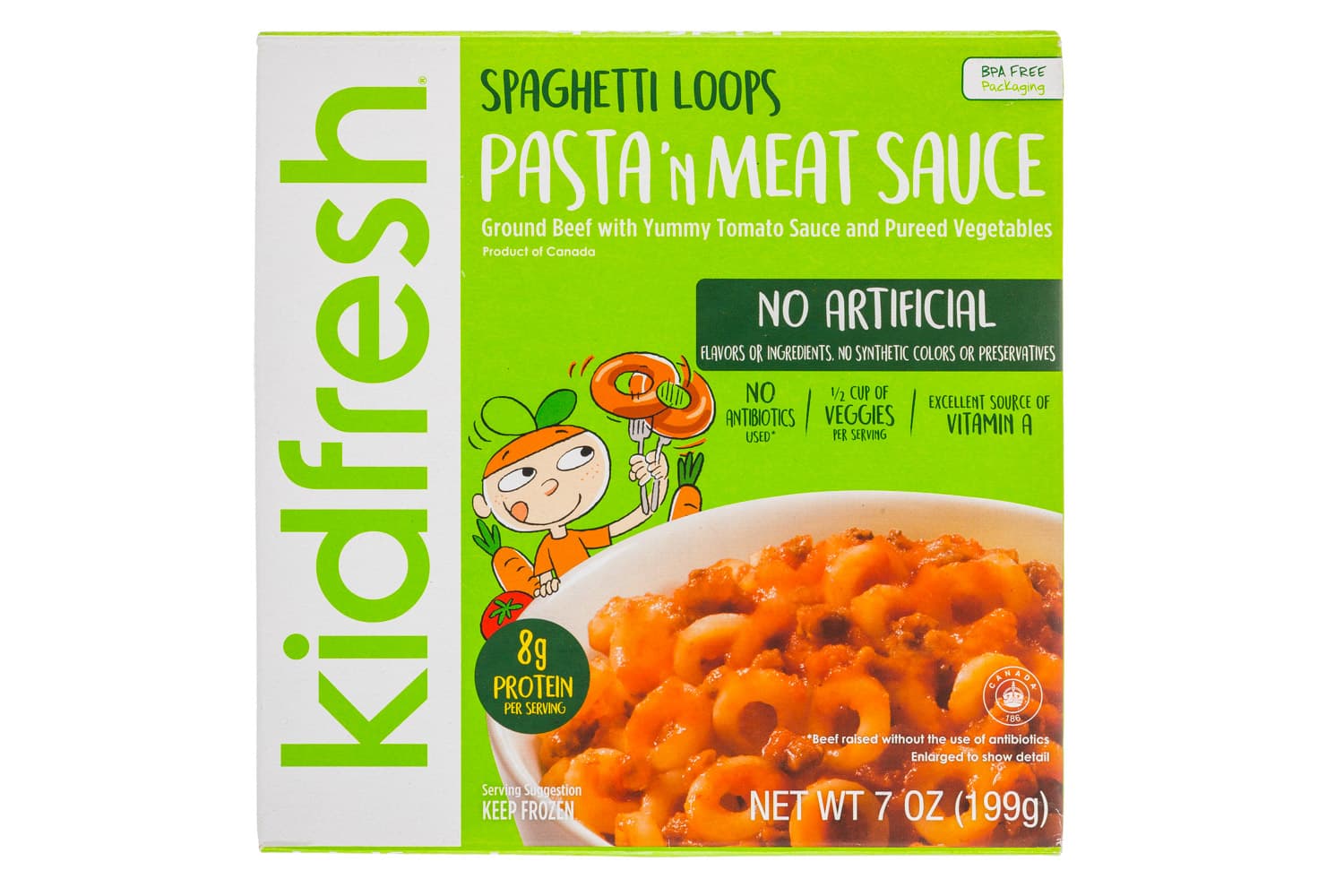 Kidfresh Pasta N' Meat Sauce Spaghetti Loops