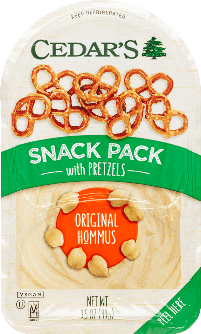 Cedar's Snack Pack with Original Hommus Pretzels 3 oz