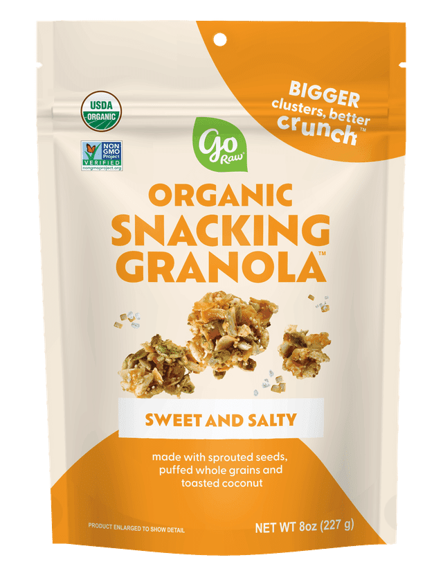 Go Raw 8oz Sweet & Salty Snacking Granola