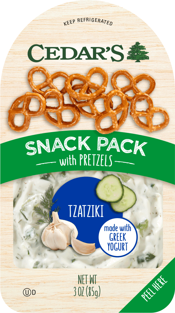 Cedar's Snack Pack with Tzatziki Pretzels 3 oz