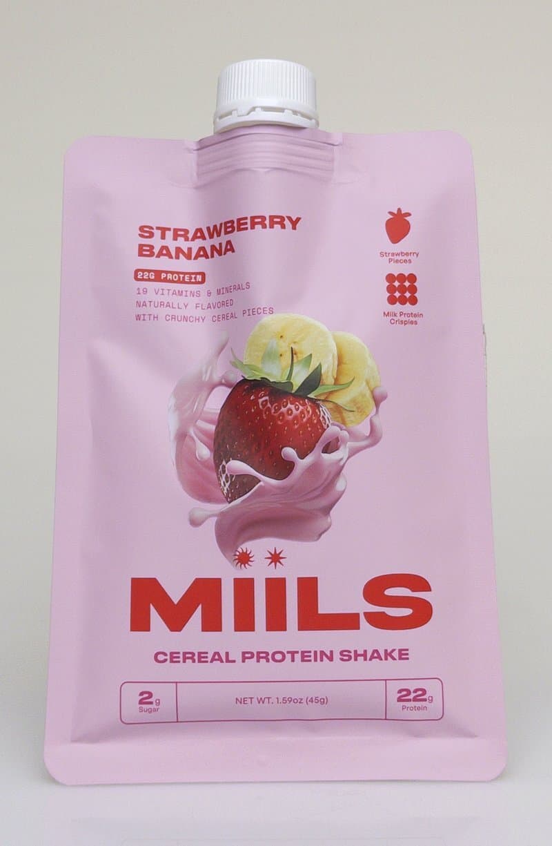 MIILS Strawberry Banana Cereal Protein Shake