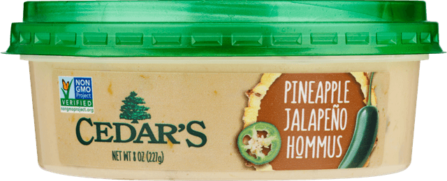 Cedar's Pineapple Jalapeno Hommus 8oz