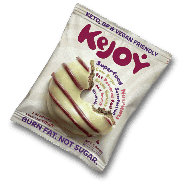 KeJoy Donuts Blueberry Lavender Keto Donut